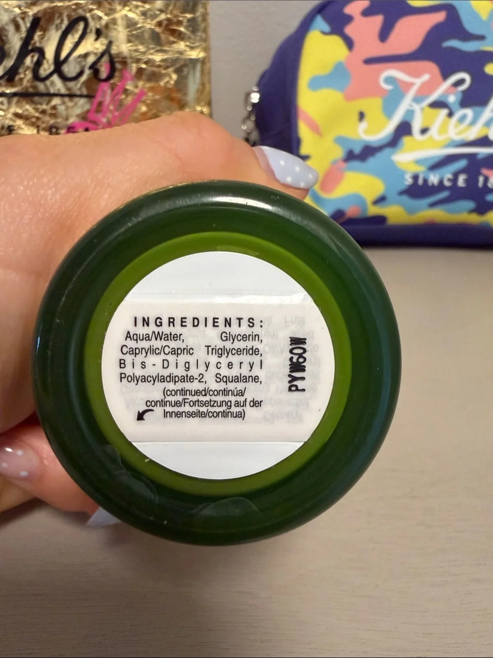 Kiehl’s Avocado Nourishing Hydration Mask + 2 Cosmetic Travel Bags Set - NIB